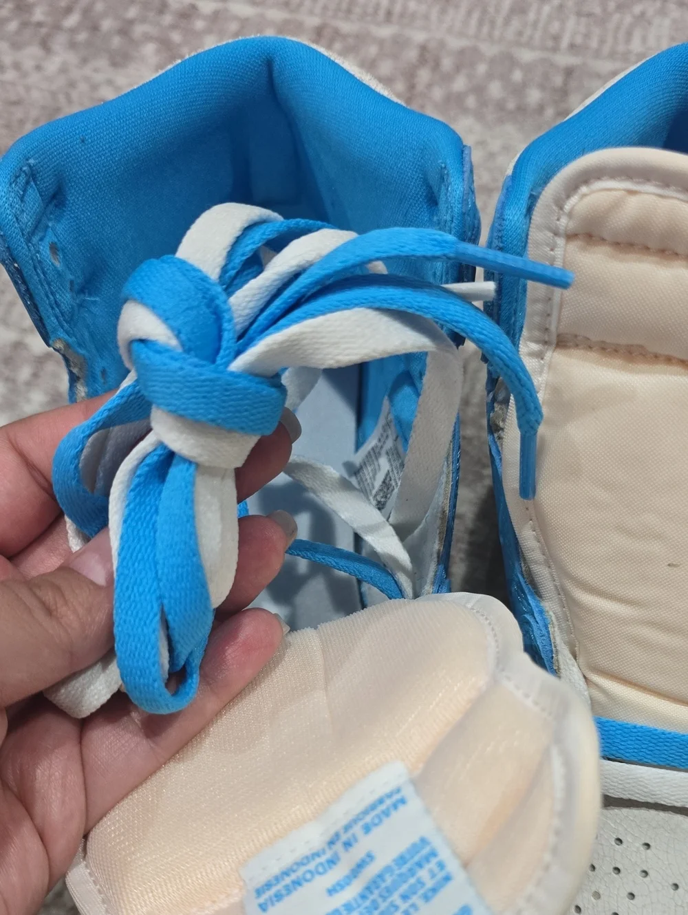 JORDAN UNC Reimagined Retro 1 High OG - Youth, NWOB Size 5.5, Never Used